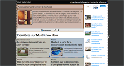 Desktop Screenshot of fr.mustknowhow.com