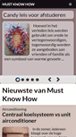 Mobile Screenshot of nl.mustknowhow.com