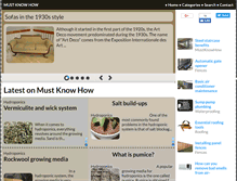 Tablet Screenshot of mustknowhow.com